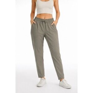 NWT All in Motion Women's Drawstring Jogger Pants Lightweight Khaki Size 1X